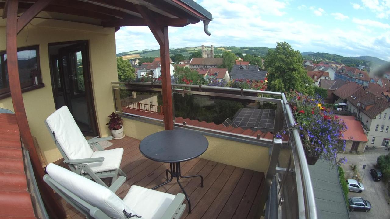 Ferienwohnung Fernblick Saalfeld Saale Exterior foto